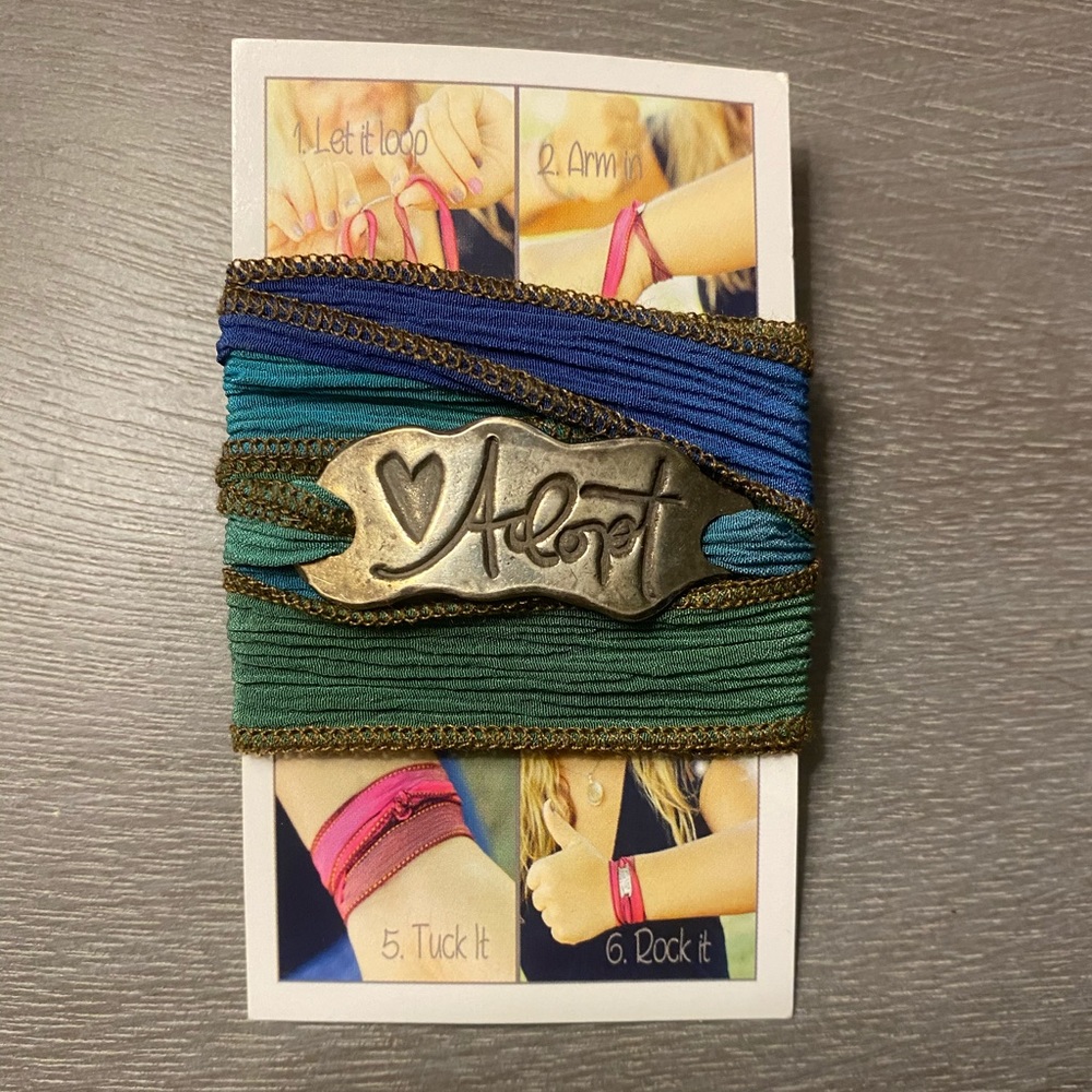 COPY - 🖤Adopt silk wrap bracelet